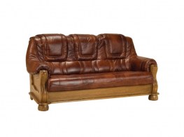 ROMA trivietė odinė sofa